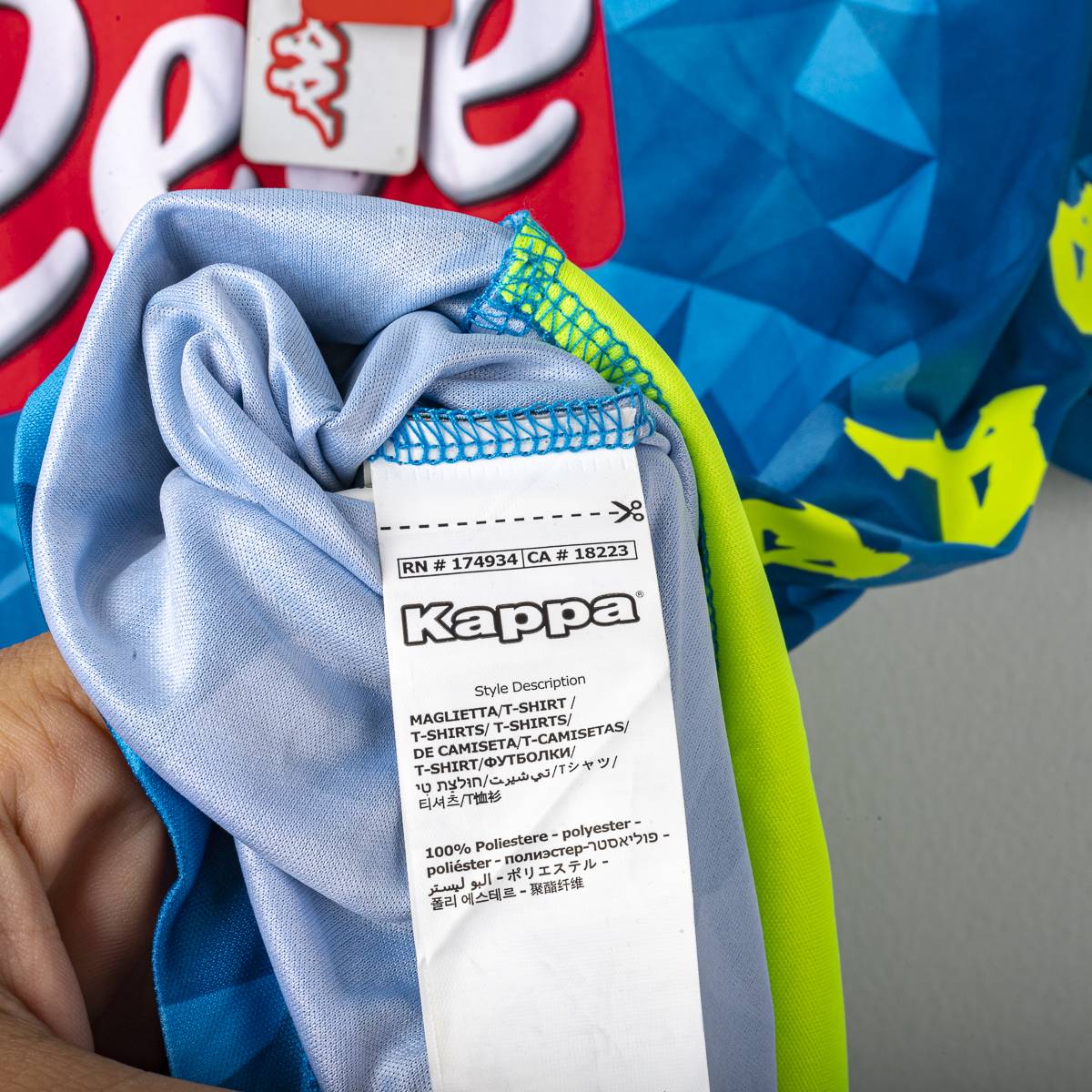 maglia europa napoli kappa fabian 8 uefa 2018/2019