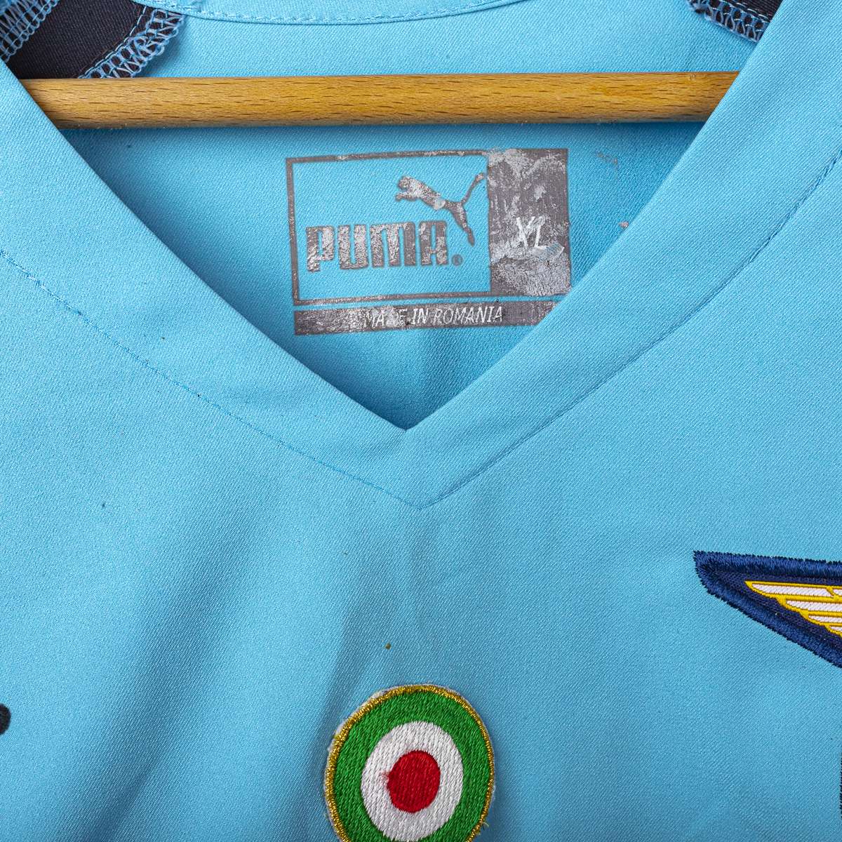 maglia home lazio puma negro 23 2004/2005