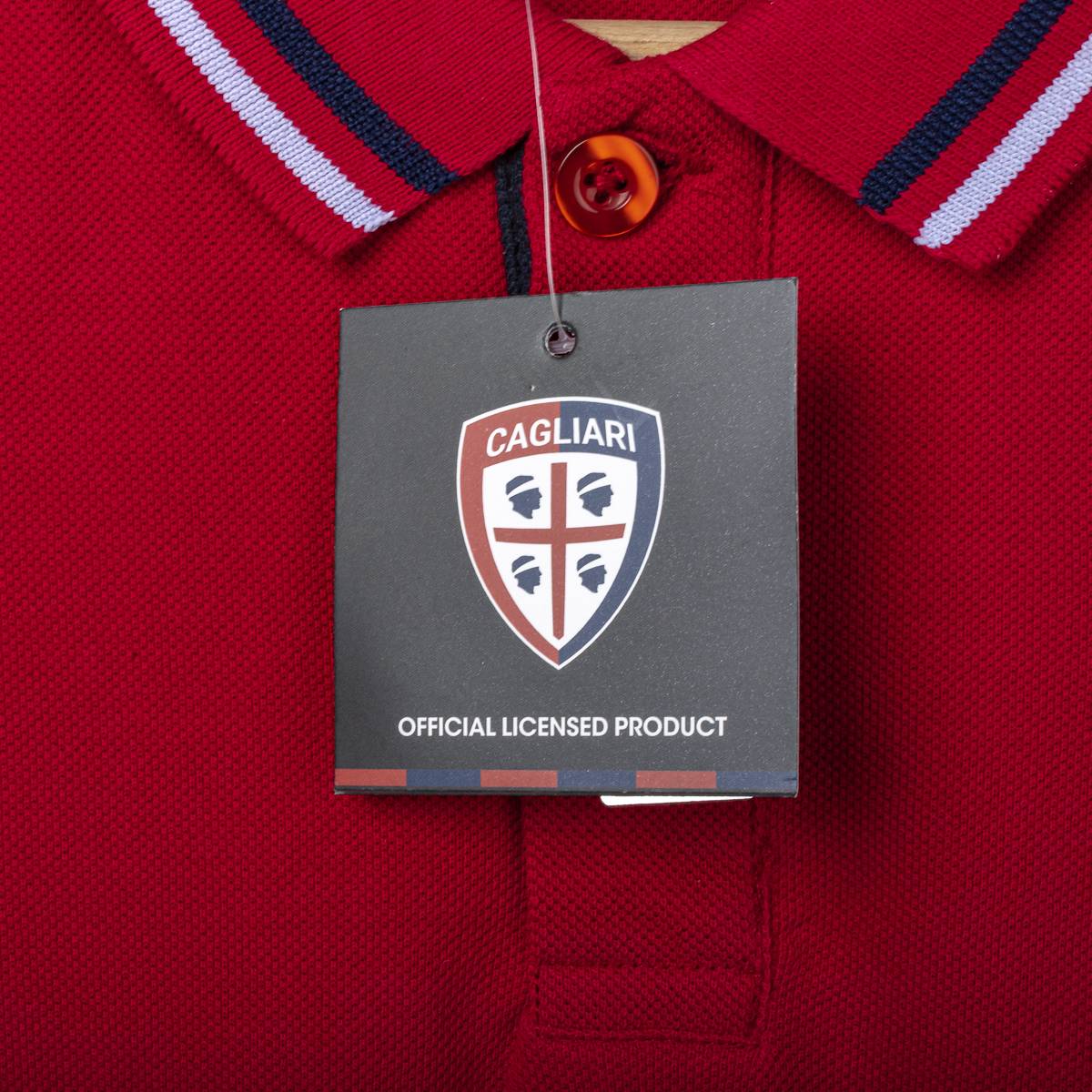 Polo Bambino Cagliari Macron Rossoblu
