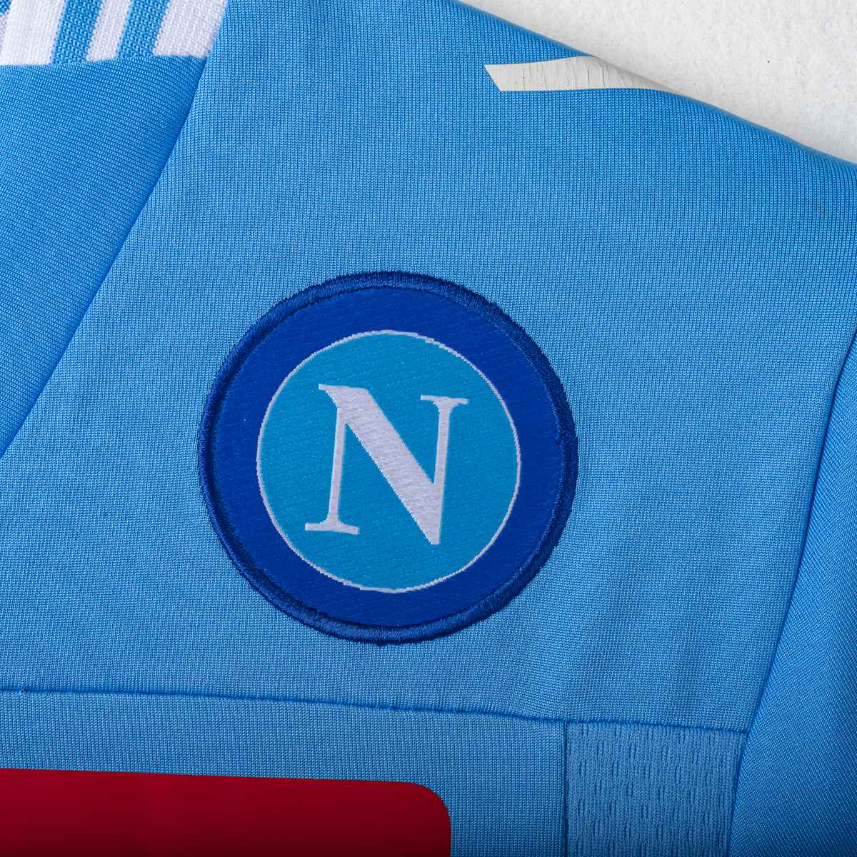 Napoli Macron Lete Cavani 7 2012/2013 Home Shirt