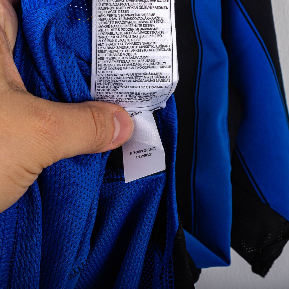 Maglia Home Inter Van Der Meyde 7 Uefa ml 2003/2004