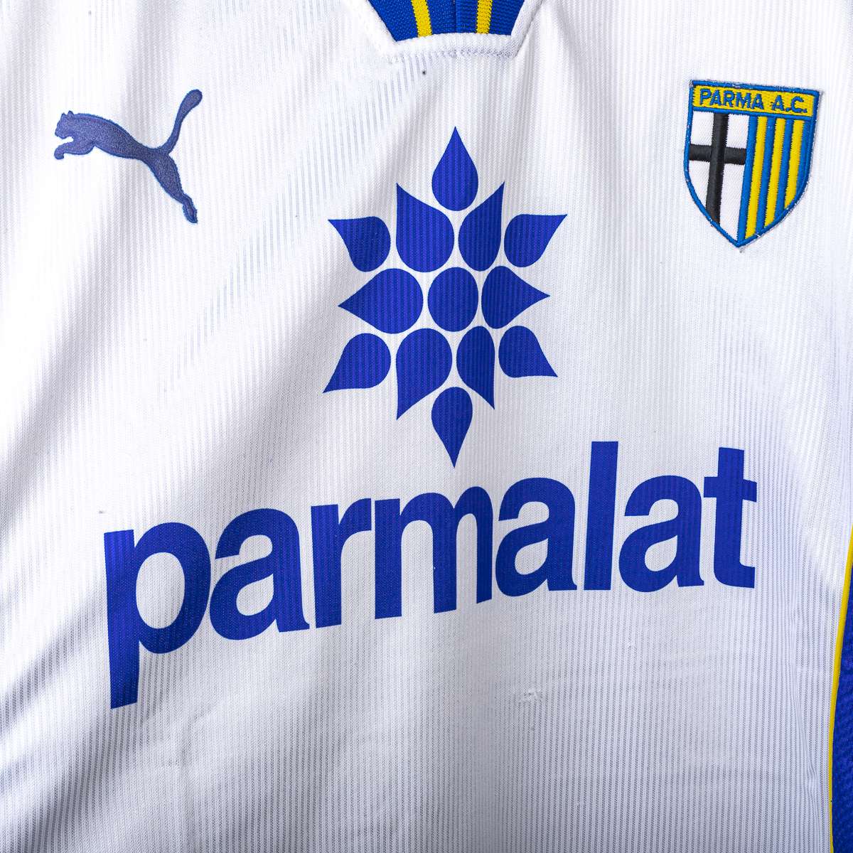 Parma Puma Parmalat 1997/1998 Home Shirt