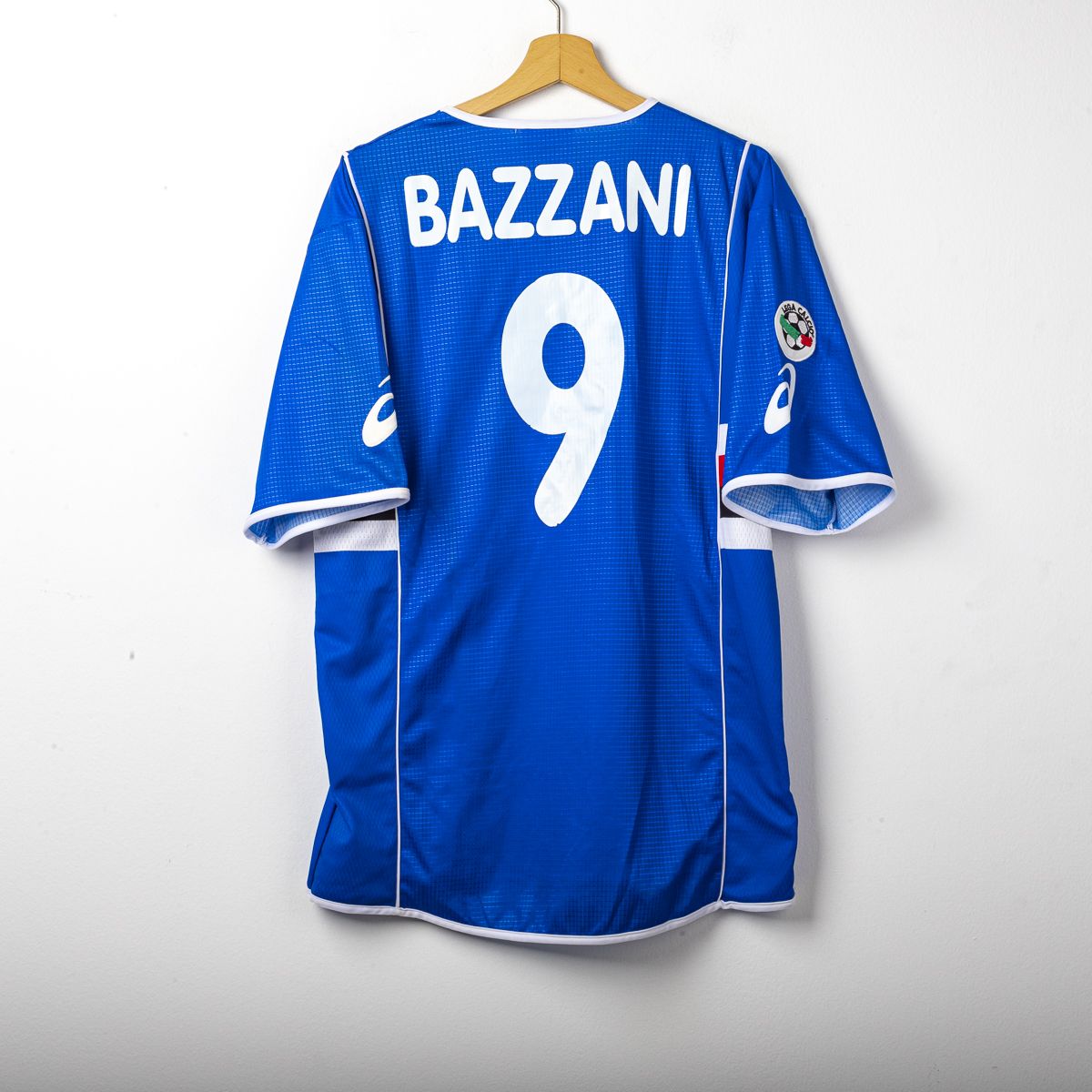 maglia home sampdoria asics Bazzani 9 2002/2003