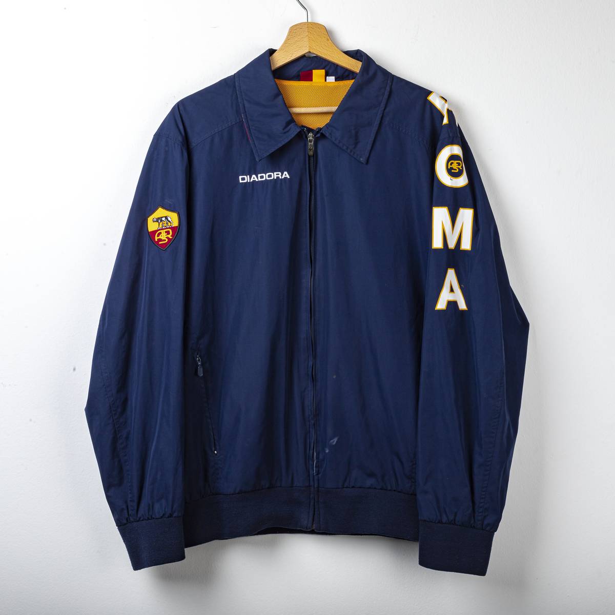Giubbino Blu Roma Diadora 2005/2006