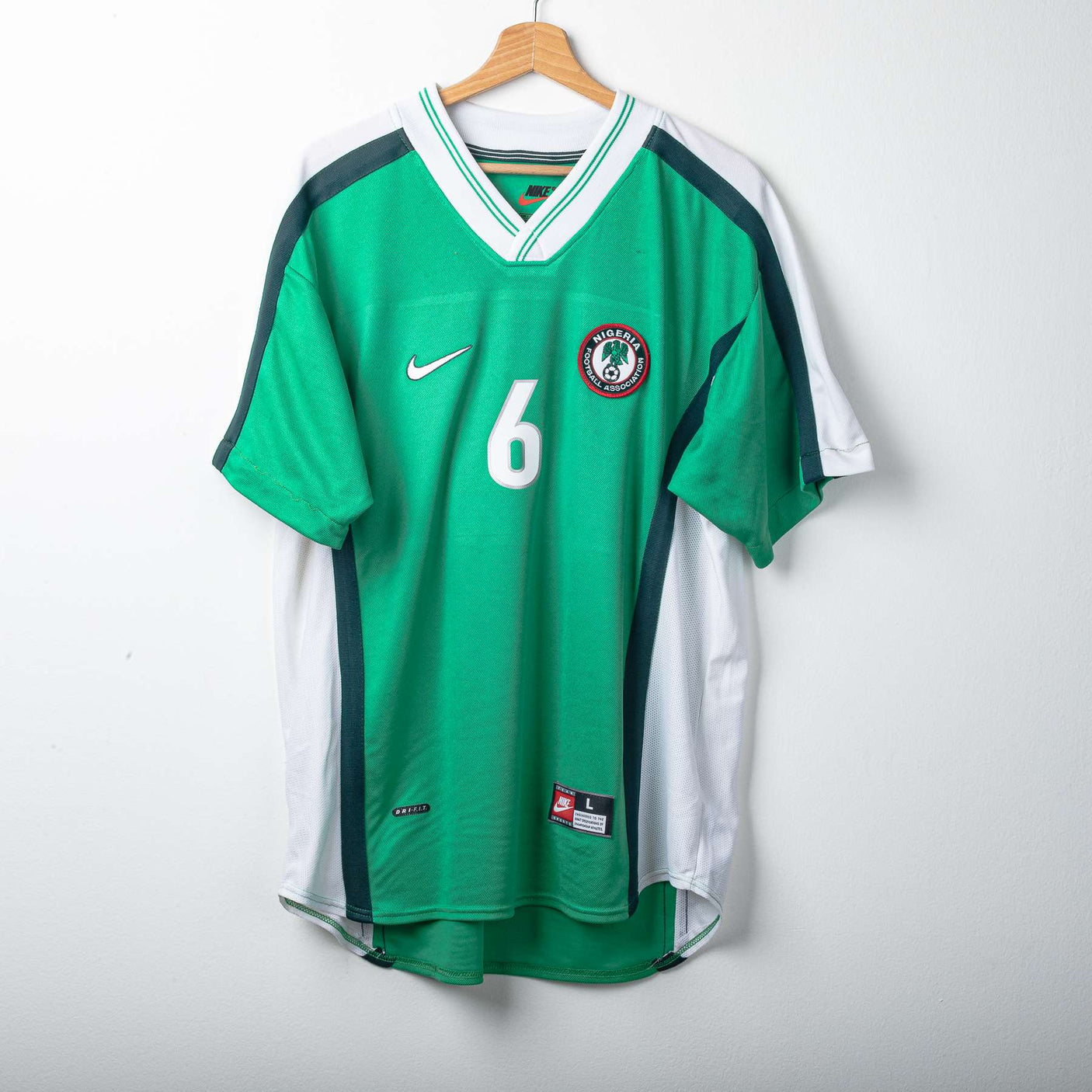 Maglia Home Nigeria Nike West 6 1998