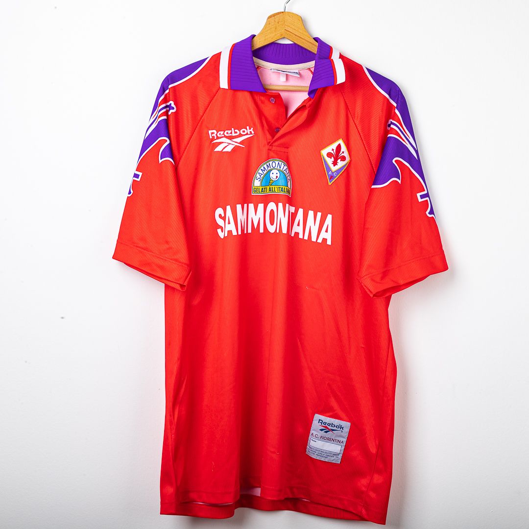 Maglia Third Rossa Fiorentina Reebok Batistuta 9 1996/1997