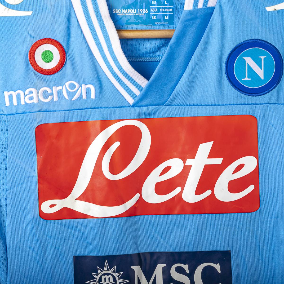 Maglia Home Napoli Macron Cavani n7 2012/2013