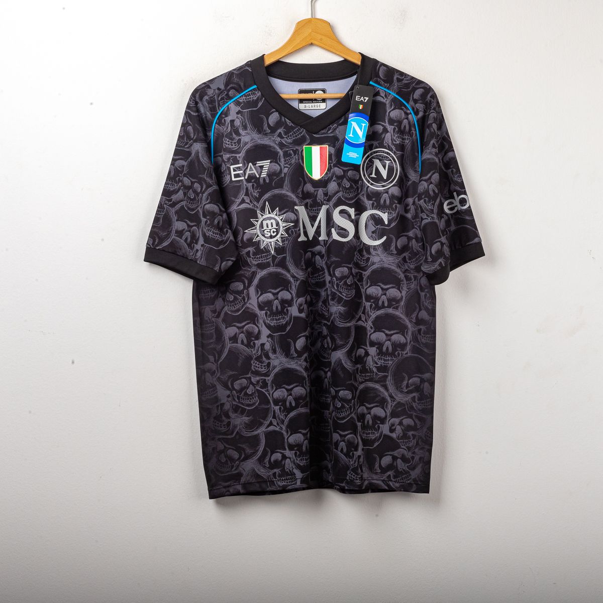 Maglia Halloween Napoli Ea7 Kvaratskhelia 77 2023/2024