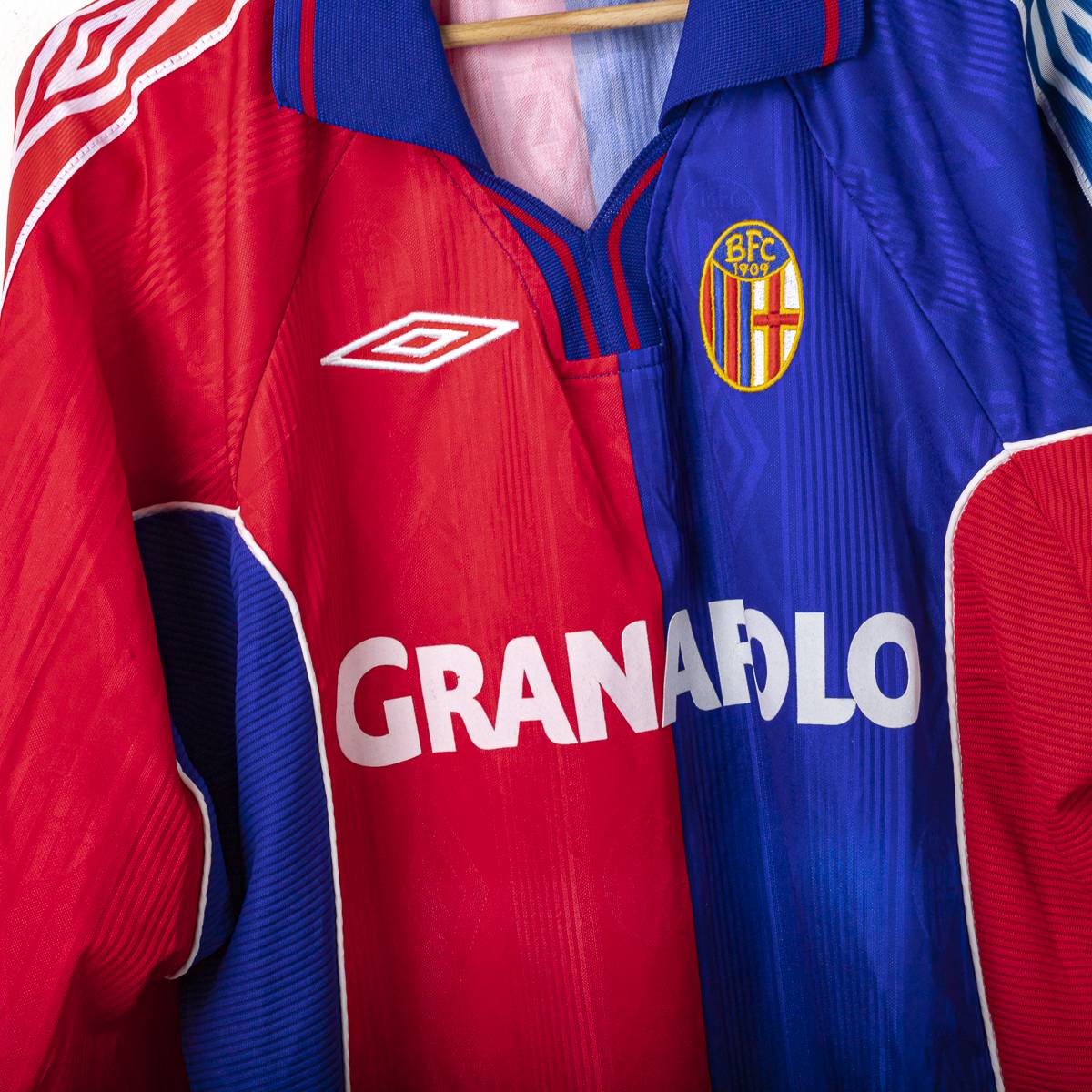 Maglia home Bologna Umbro Gamberini 16 2000/2001