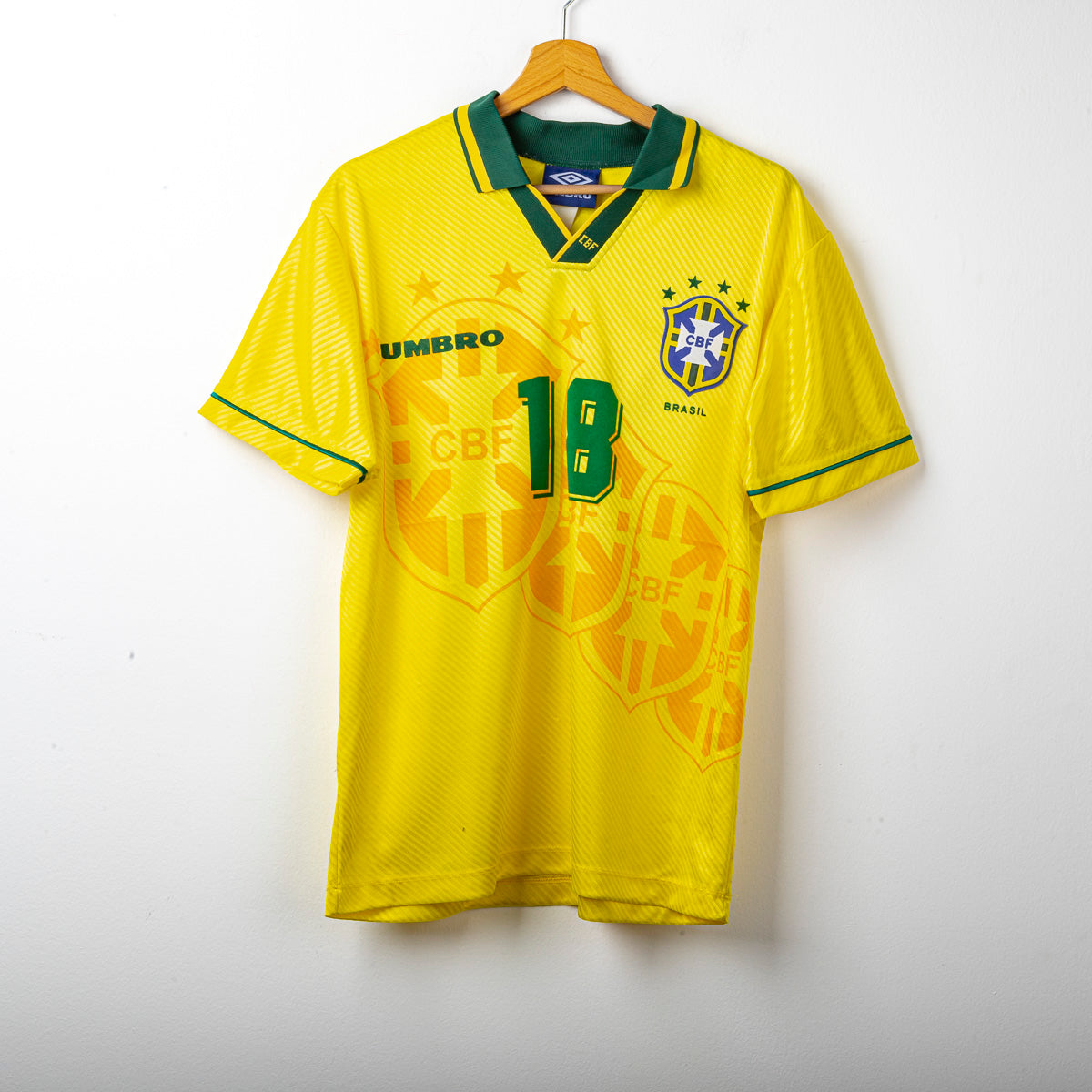 Maglia Home Umbro Brasile Ronaldinho n18 1996