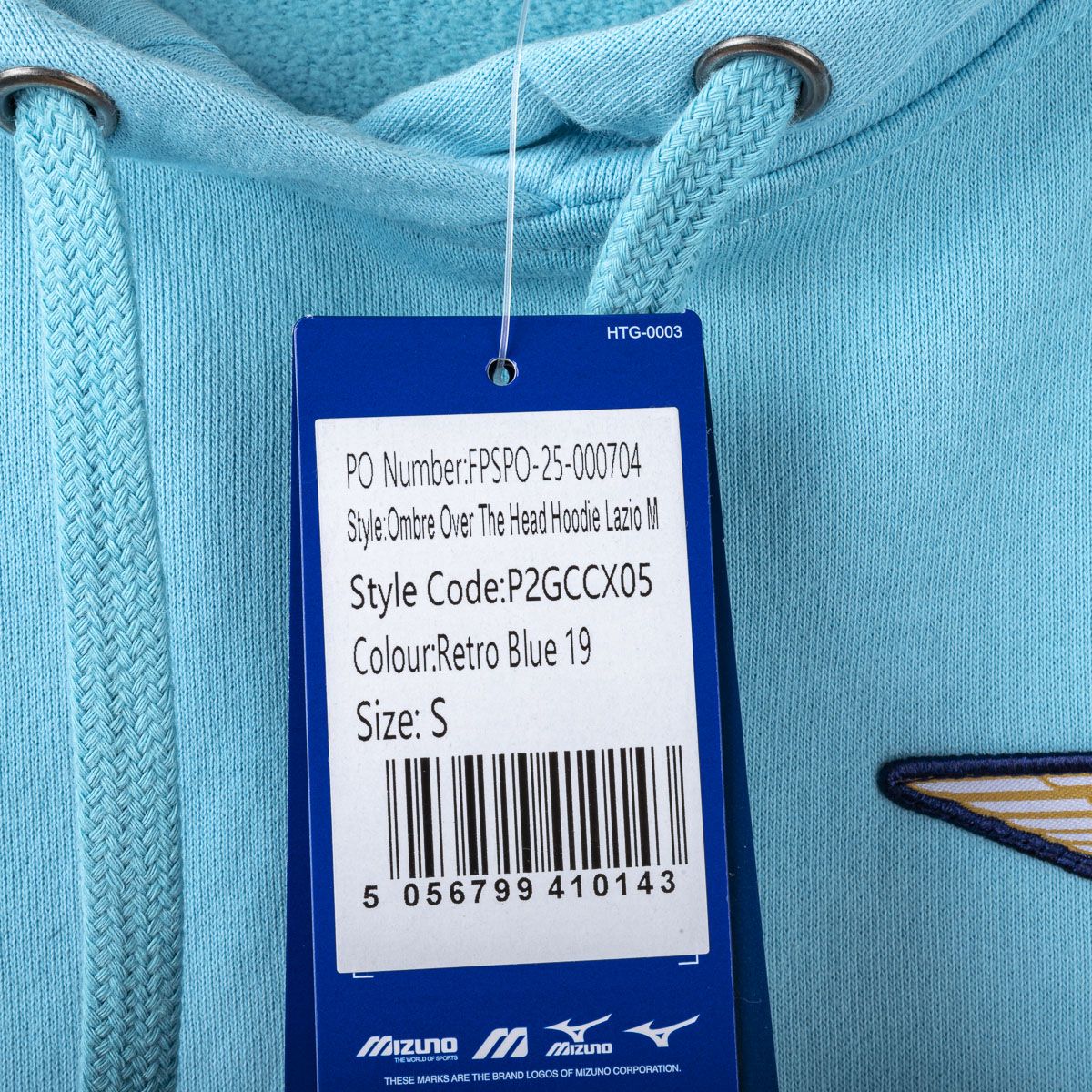Felpa Celeste Lazio Mizuno 2025/2026