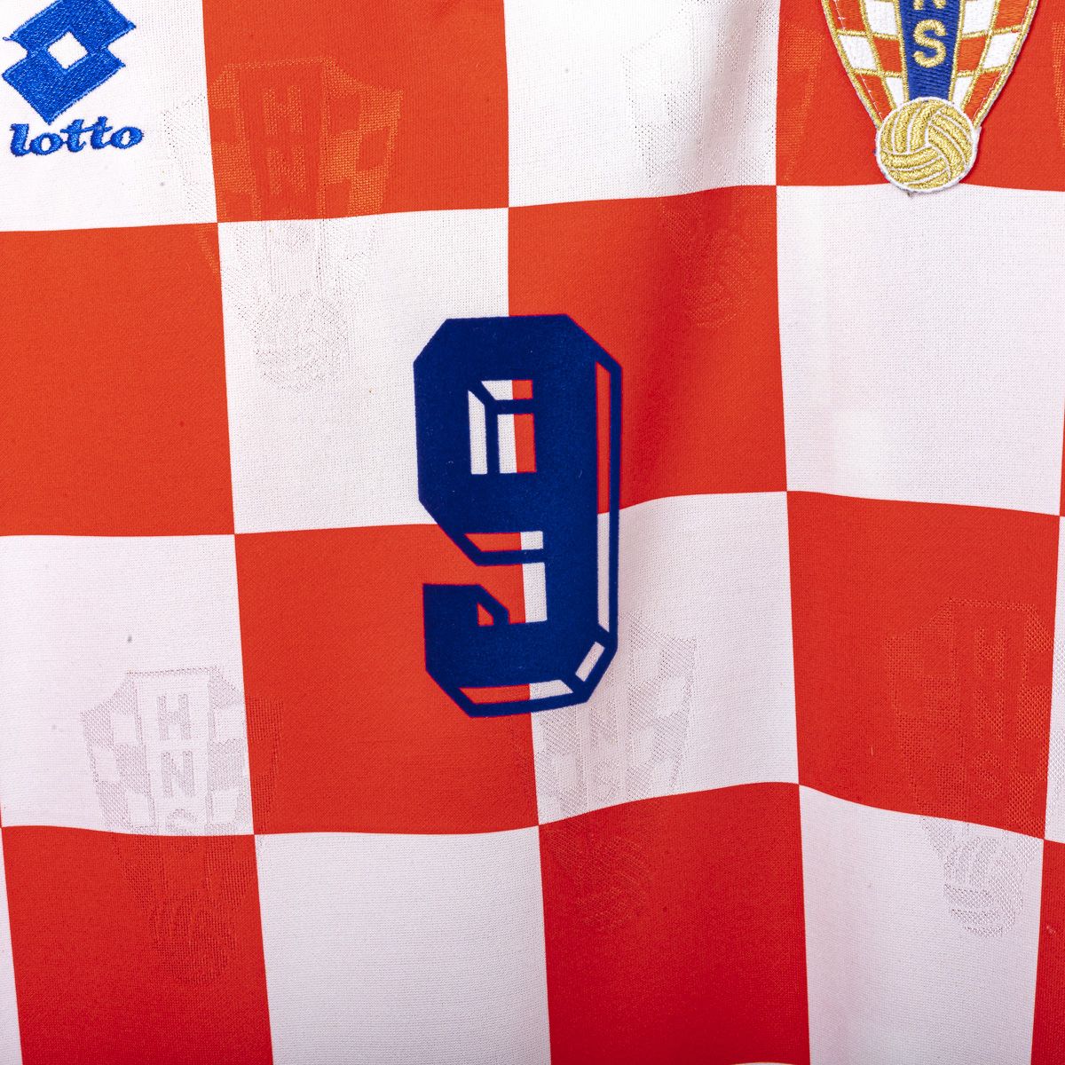 maglia home croazia lotto suker n9 1996