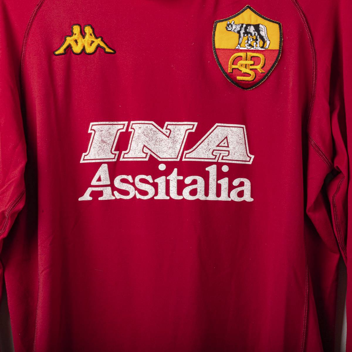 Maglia Home As Roma Kappa Totti n10 ml 2000/2001