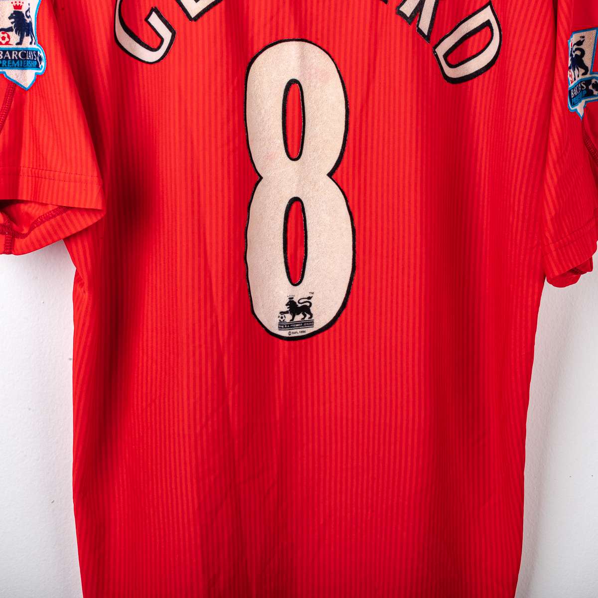 Liverpool Reebok Gerrard 8 Home Shirt 2002/2003
