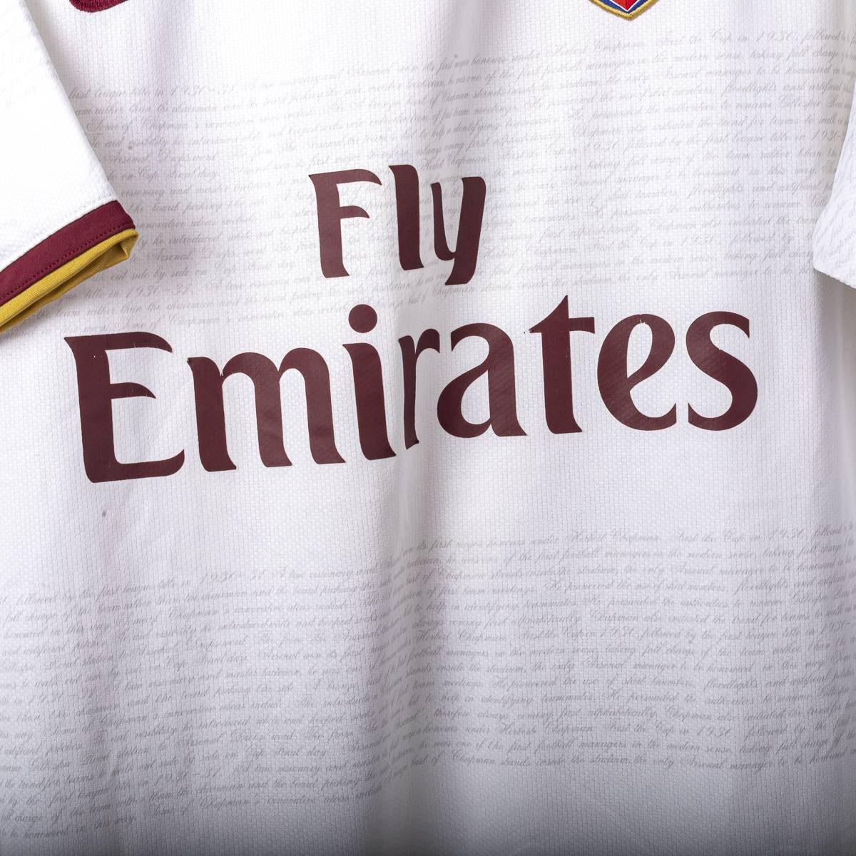 maglia away arsenal nike fabregas 4 2007/2008 72x57