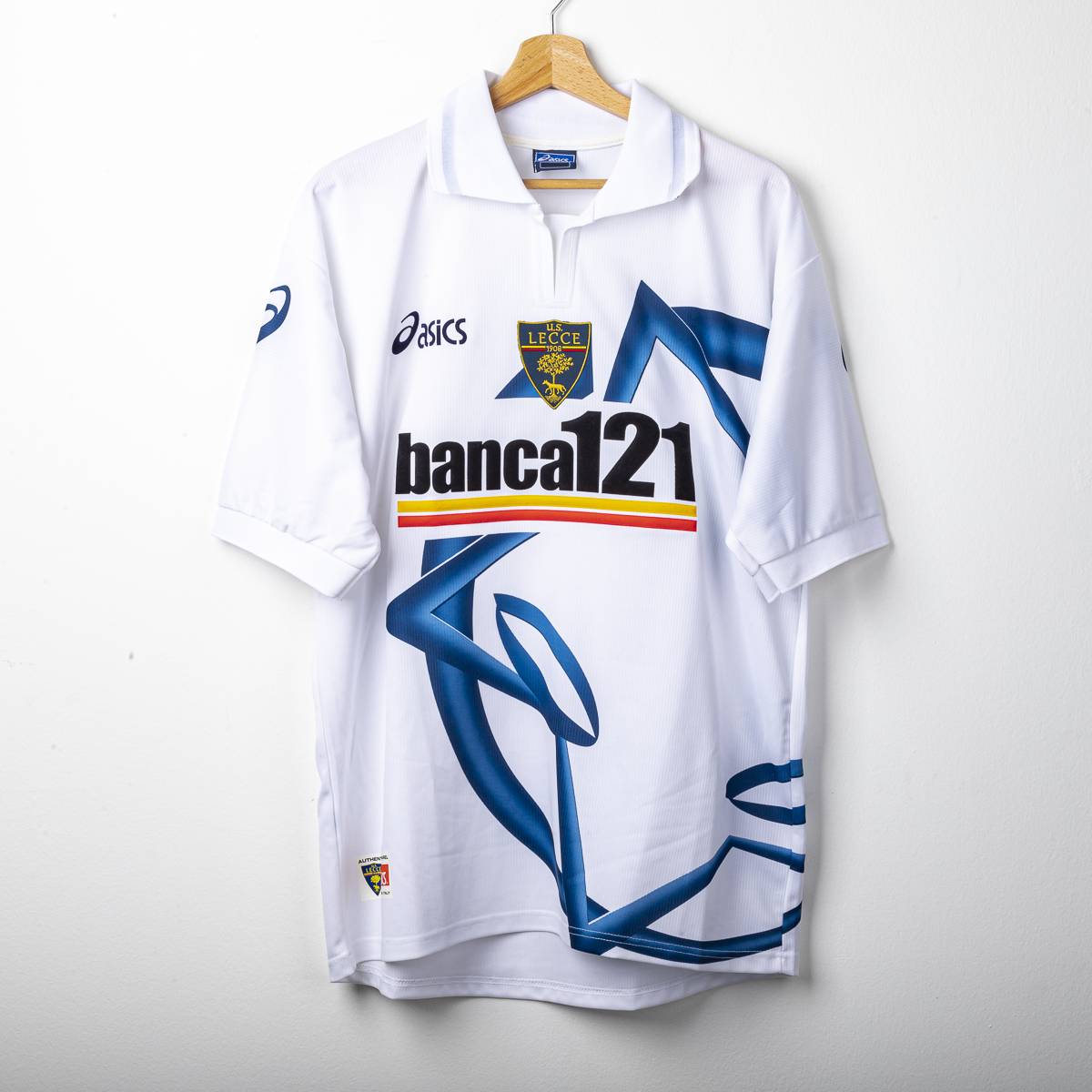 Lecce Away Shirt Asics Banca 121 2001/2002