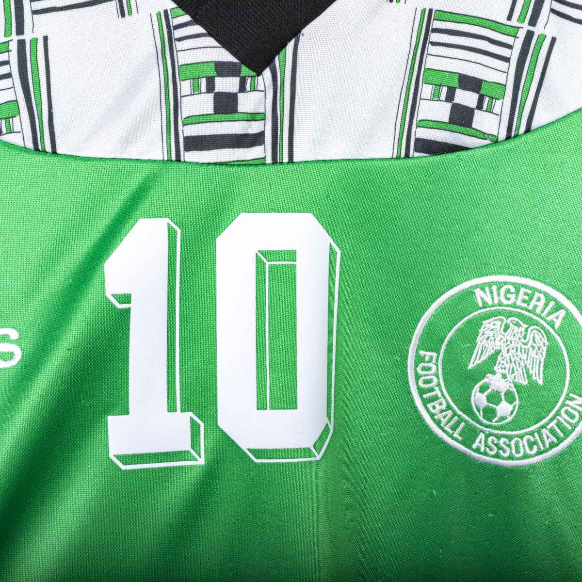 Nigeria Adidas Okocha 10 Home Shirt, 1994 World Cup USA