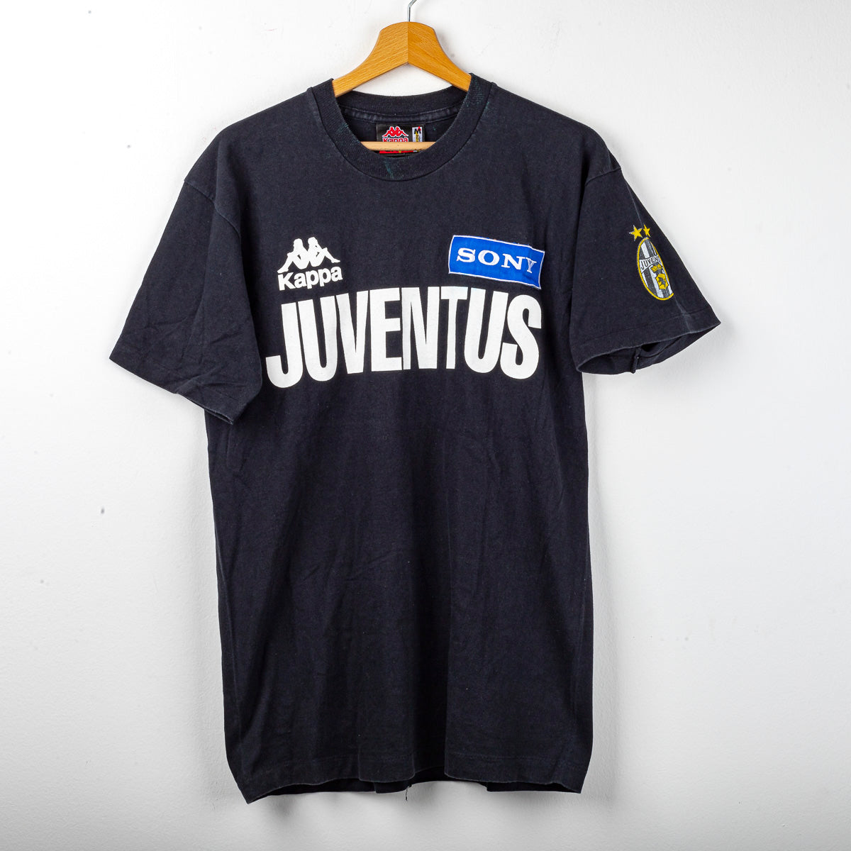 T-shirt Nera Juventus Kappa Sony 1995/1996