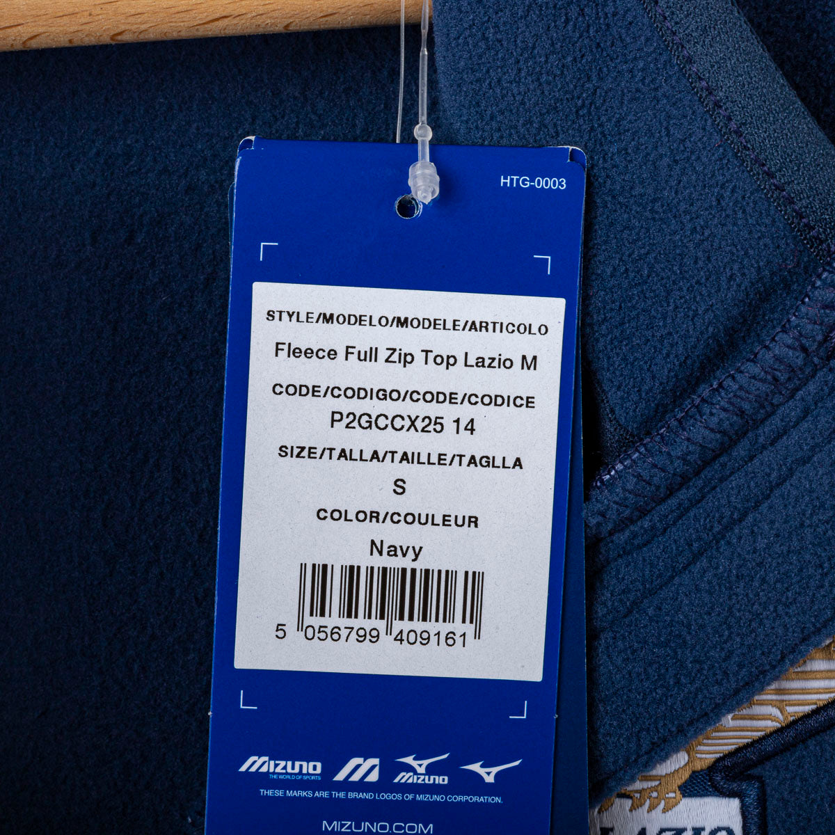 Felpa Fleece Blu Lazio Mizuno 2025/2026