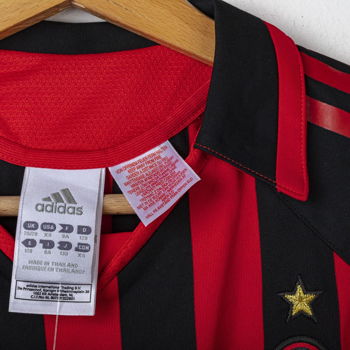 Maglia Bambino Home Milan Adidas 2005/2006