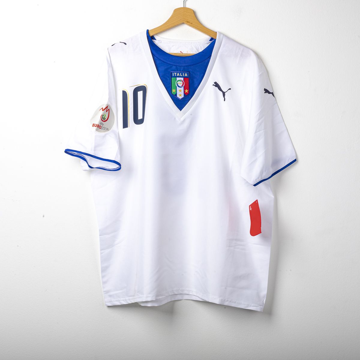 Maglia Away Italia Puma Totti n10 Qualificazioni Euro 2008