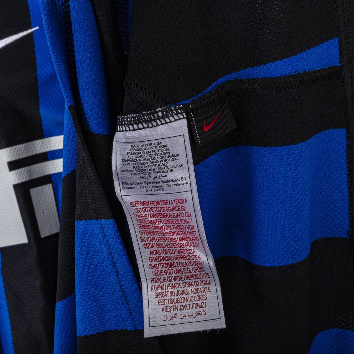Maglia Home Inter Nike Zanetti 4 2007/2008 79x52