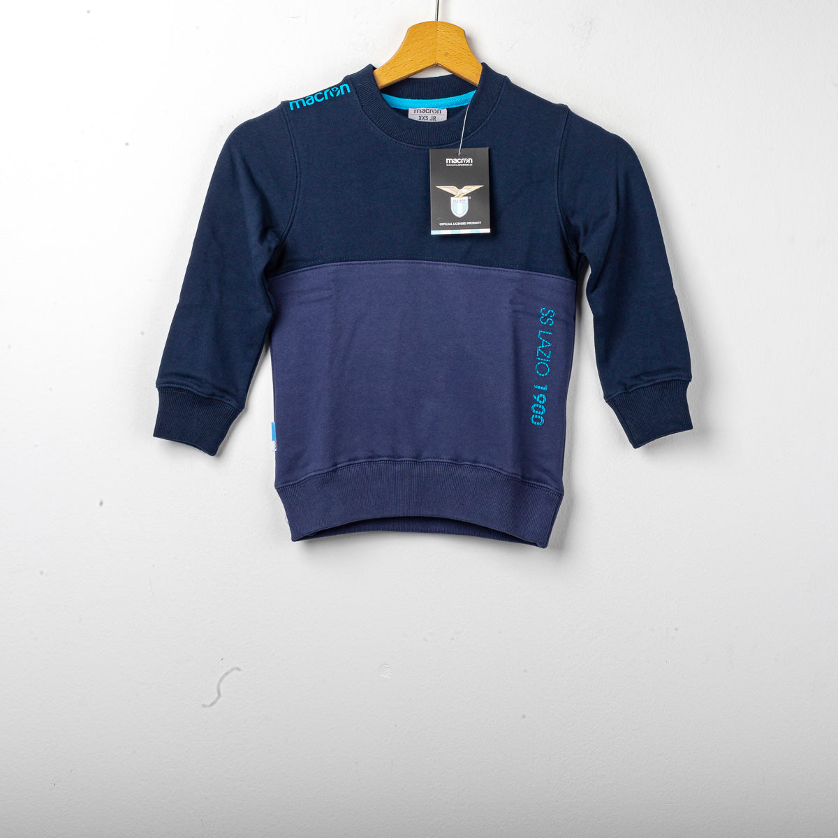 Felpa girocollo SS Lazio bambino blu