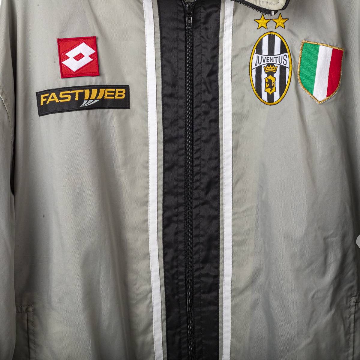 Giacca grigia juventus lotto fastweb 2002/2003