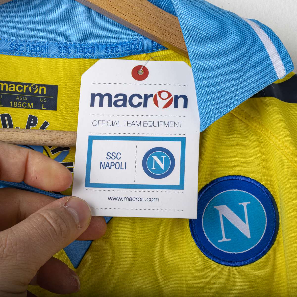 Maglia Third Napoli Macron Lete Lavezzi 22 UCL 2011/2012