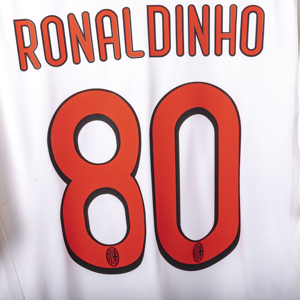 maglia away milan Adidas Ronaldinho 80 mc 2007/2008