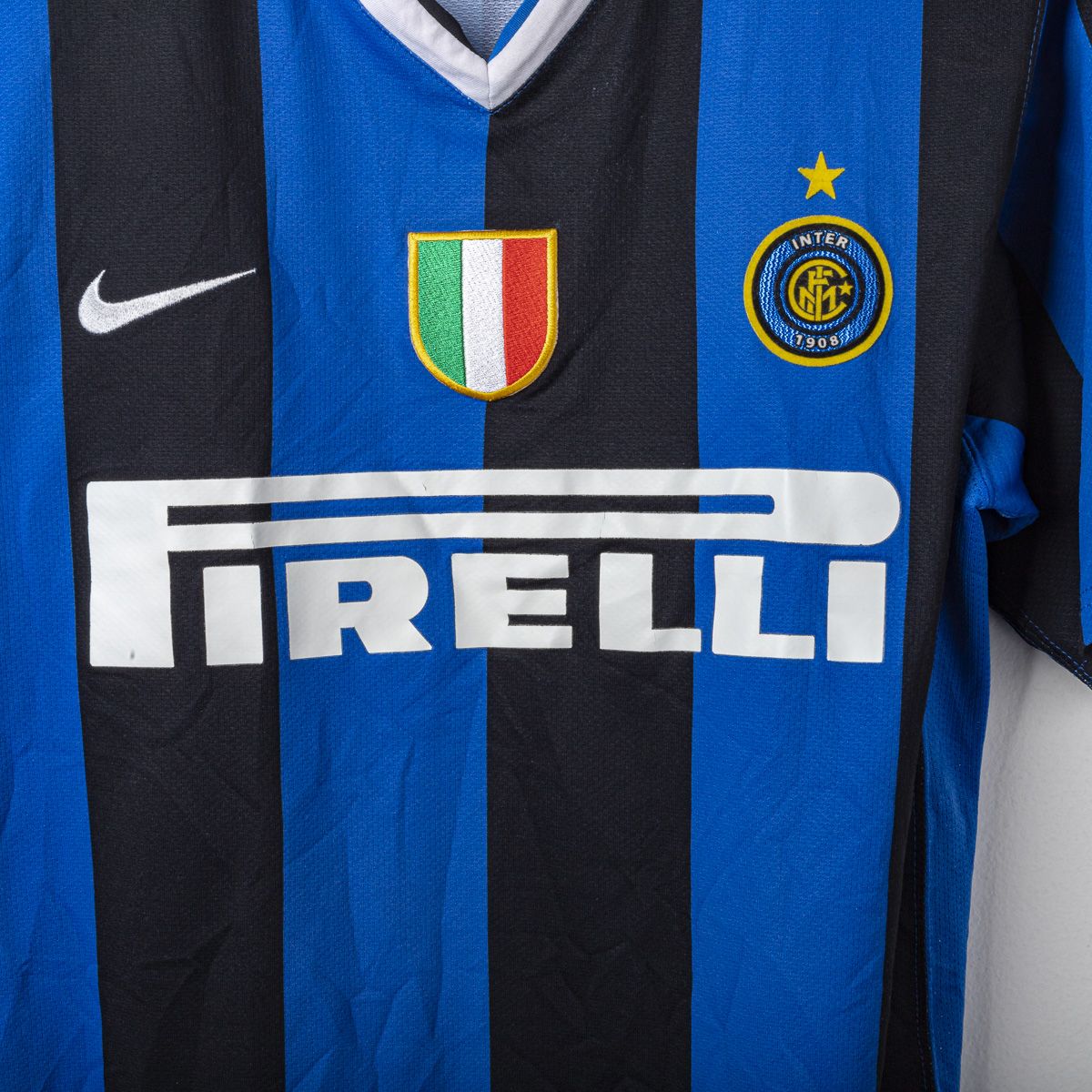 Maglia Home Inter Nike Pirelli Adriano 10 2006/2007