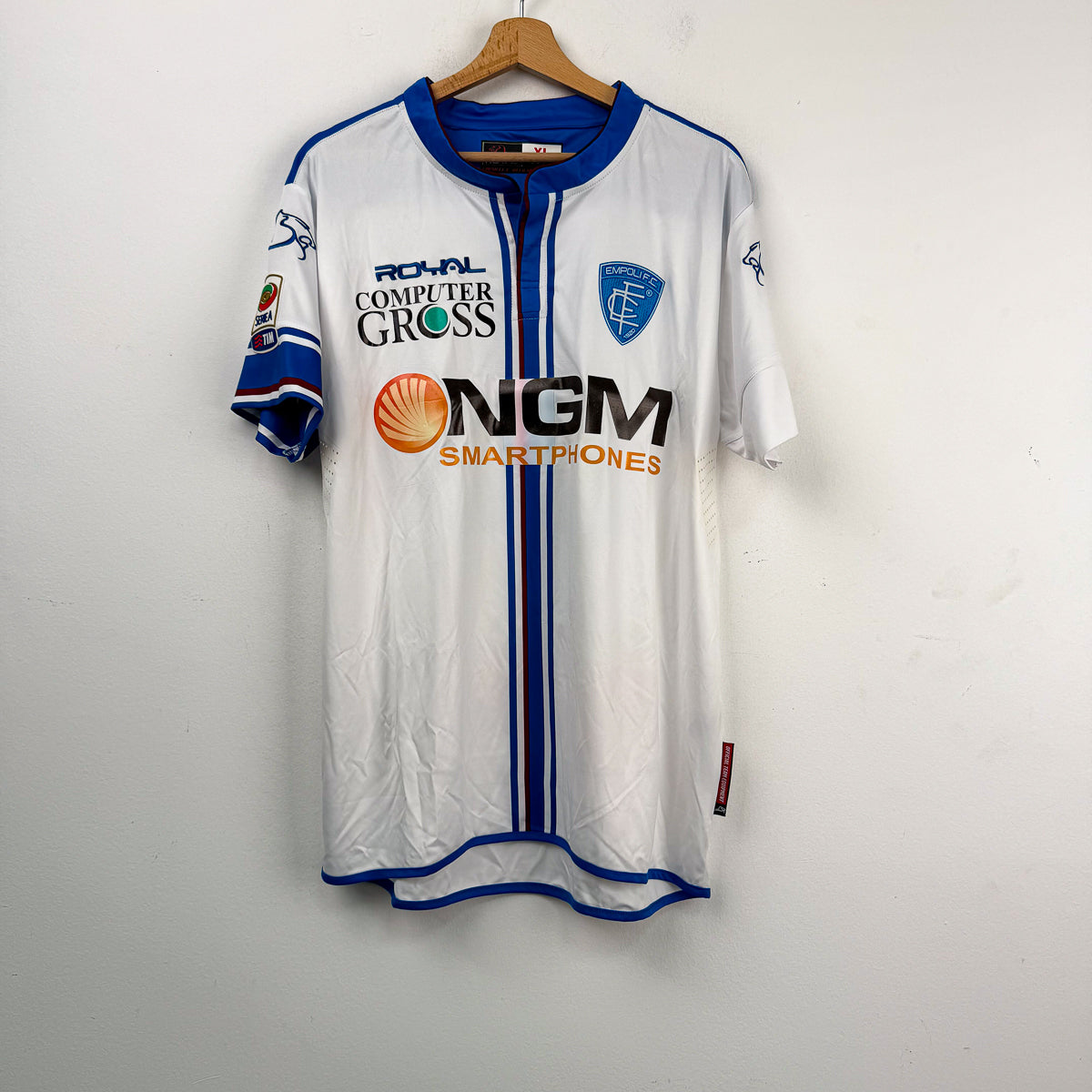 Maglia Away Empoli Royal Hysaj 23 2014/2015 XL