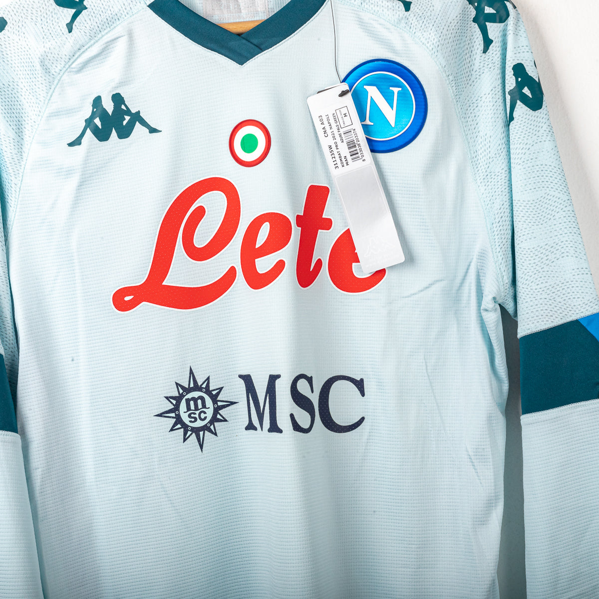 Maglia Away Napoli Kappa Mertens 14 ML 2020/2021 M