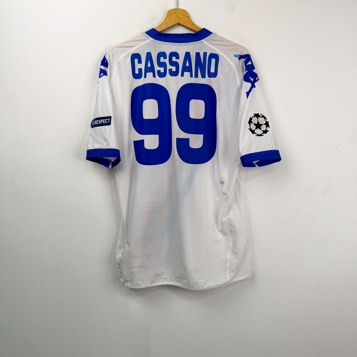 Maglia Away UCL Sampdoria Kappa Cassano 99 2010/2011 XL