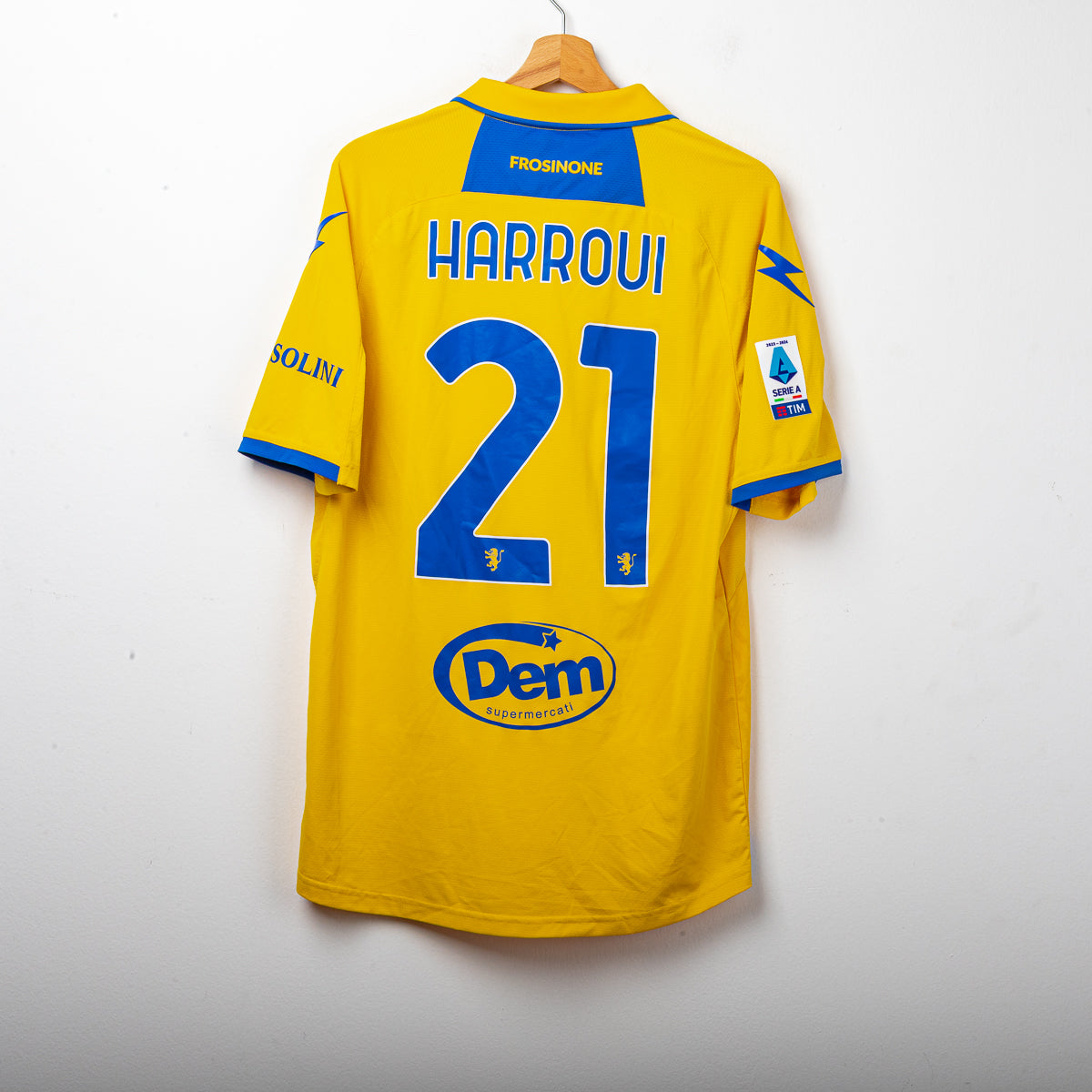 Maglia Home Frosinone Zeus Harroui 21 2023/2024 L
