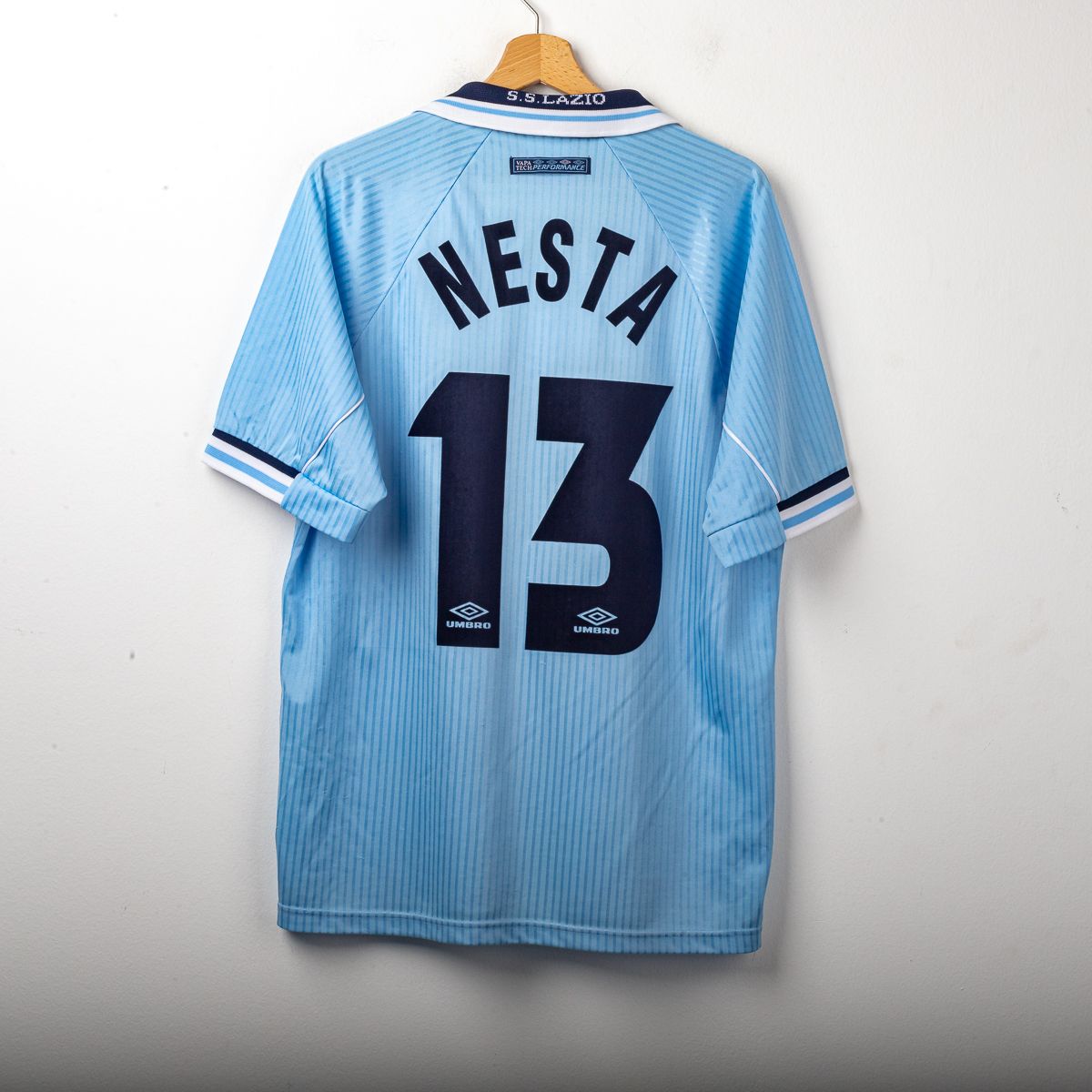 1997/1998 SS Lazio Home Umbro Nesta 13 Shirt