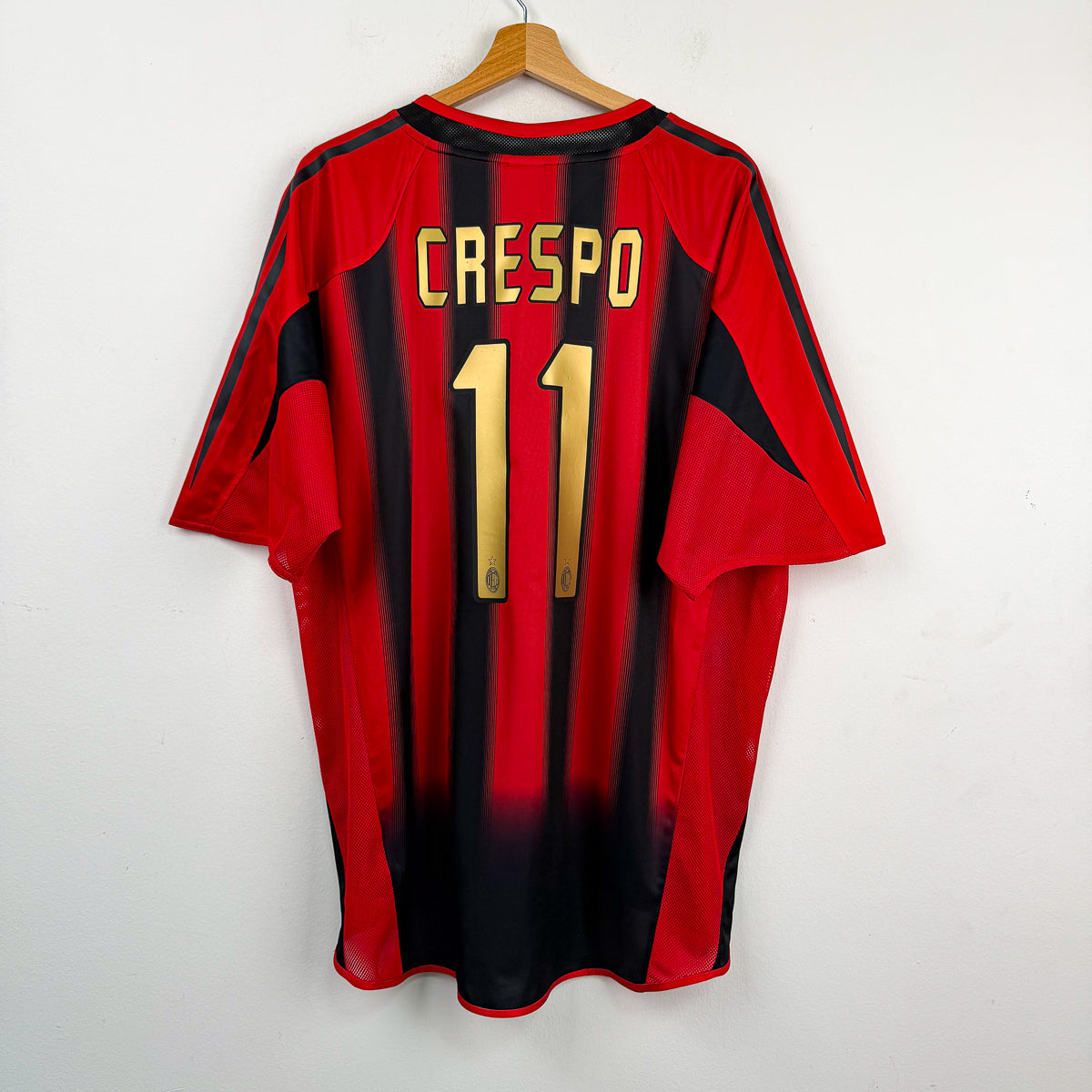 Maglia Home Milan Adidas Crespo 11 2004/2005 XL