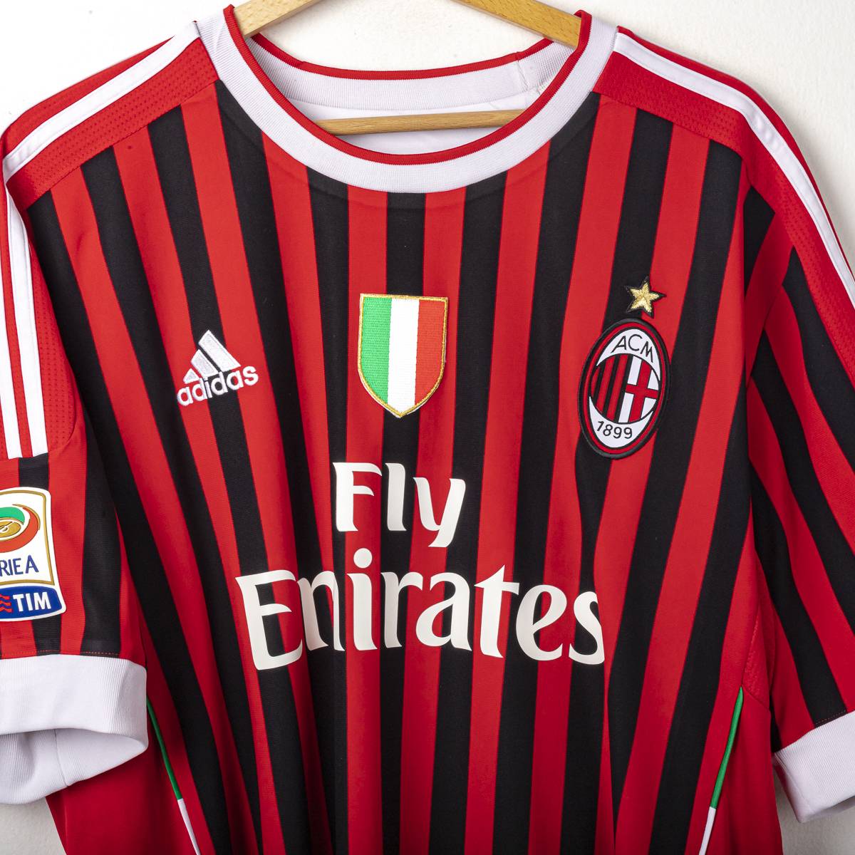 Maglia Home Milan Adidas Thiago Silva 33 2011/2012 XL