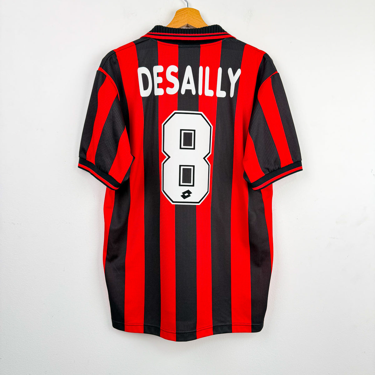 Maglia Home Milan Lotto Desailly 8 1997/1998 L