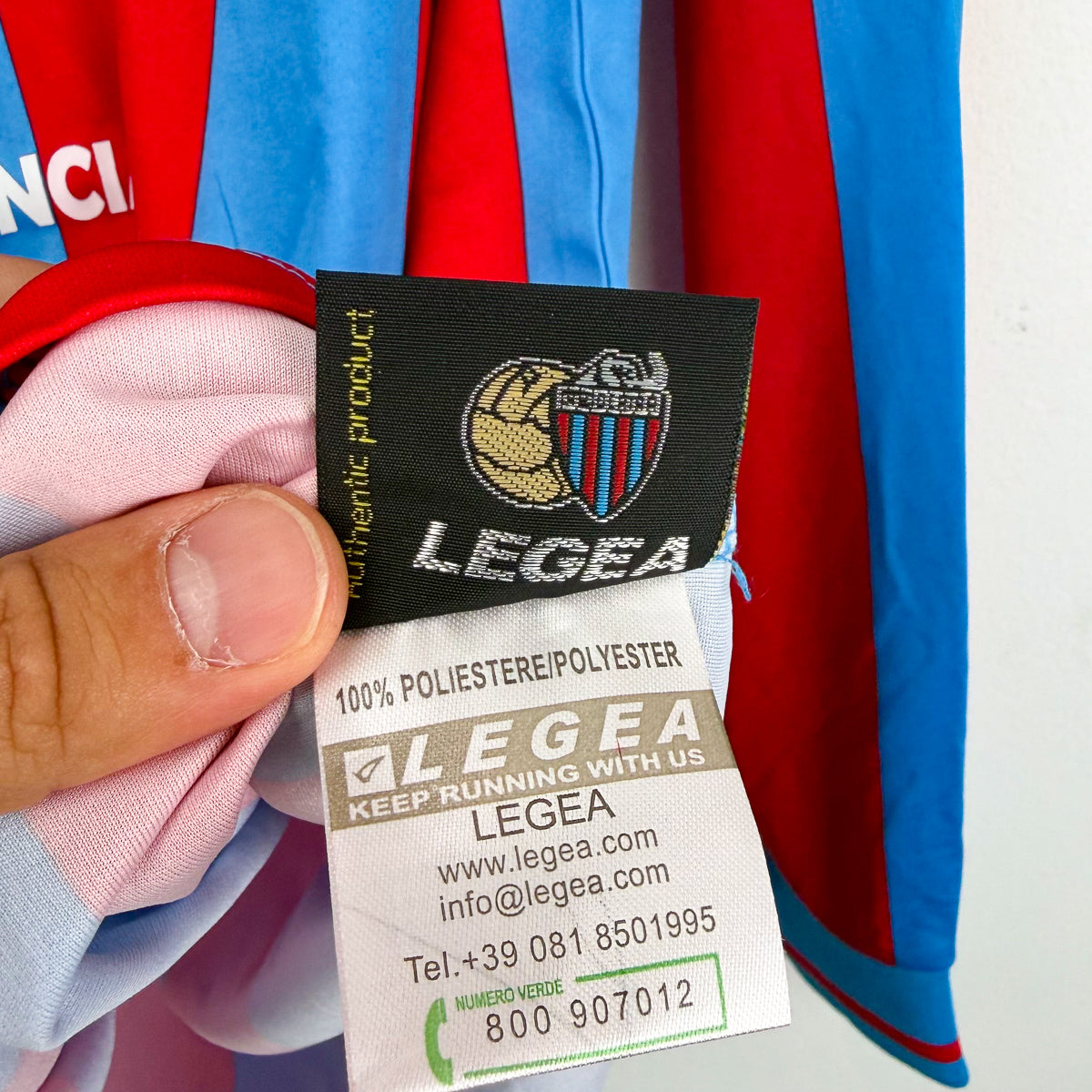 Maglia Home Catania Legea Morimoto 15 ML 2009/2010 L