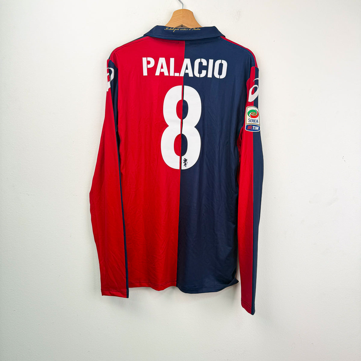 Maglia Home Genoa Asics Palacio 8 ML 2011/2012 XL