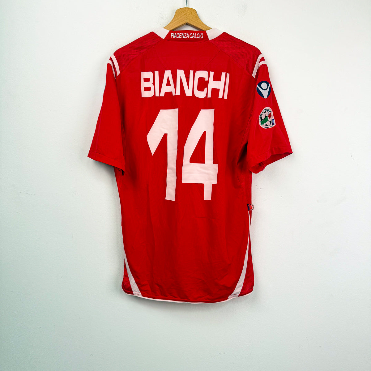 Maglia Home Piacenza Macron Bianchi 14 2008/2009 L