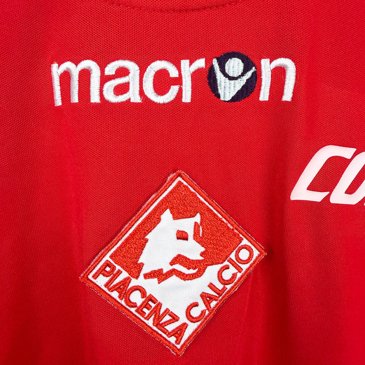 Maglia Home Piacenza Macron Bianchi 14 2008/2009 L