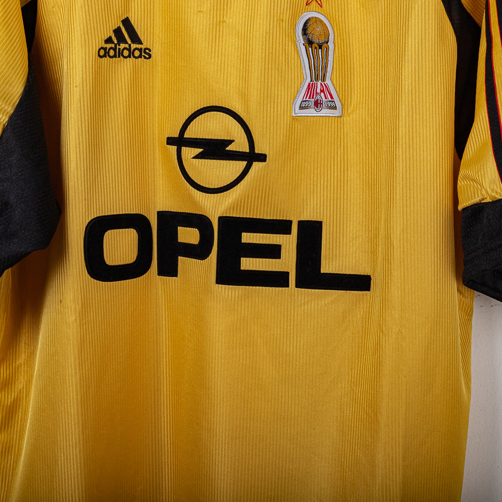 Maglia Centenario Oro Milan Adidas Maldini 3 1999/2000 XL