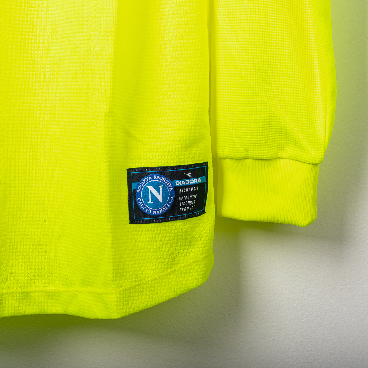 Maglia Third Napoli Diadora Stellone 9 ML 2002/2003 XL