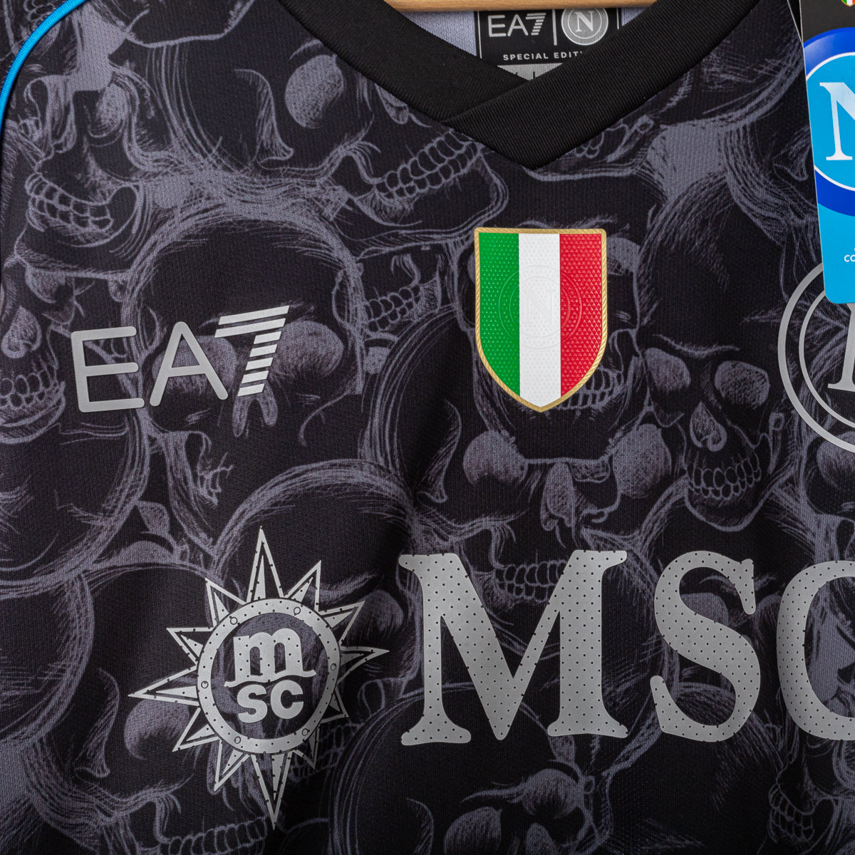 Maglia Halloween Napoli Ea7 Kvaratskhelia 77 2023/2024