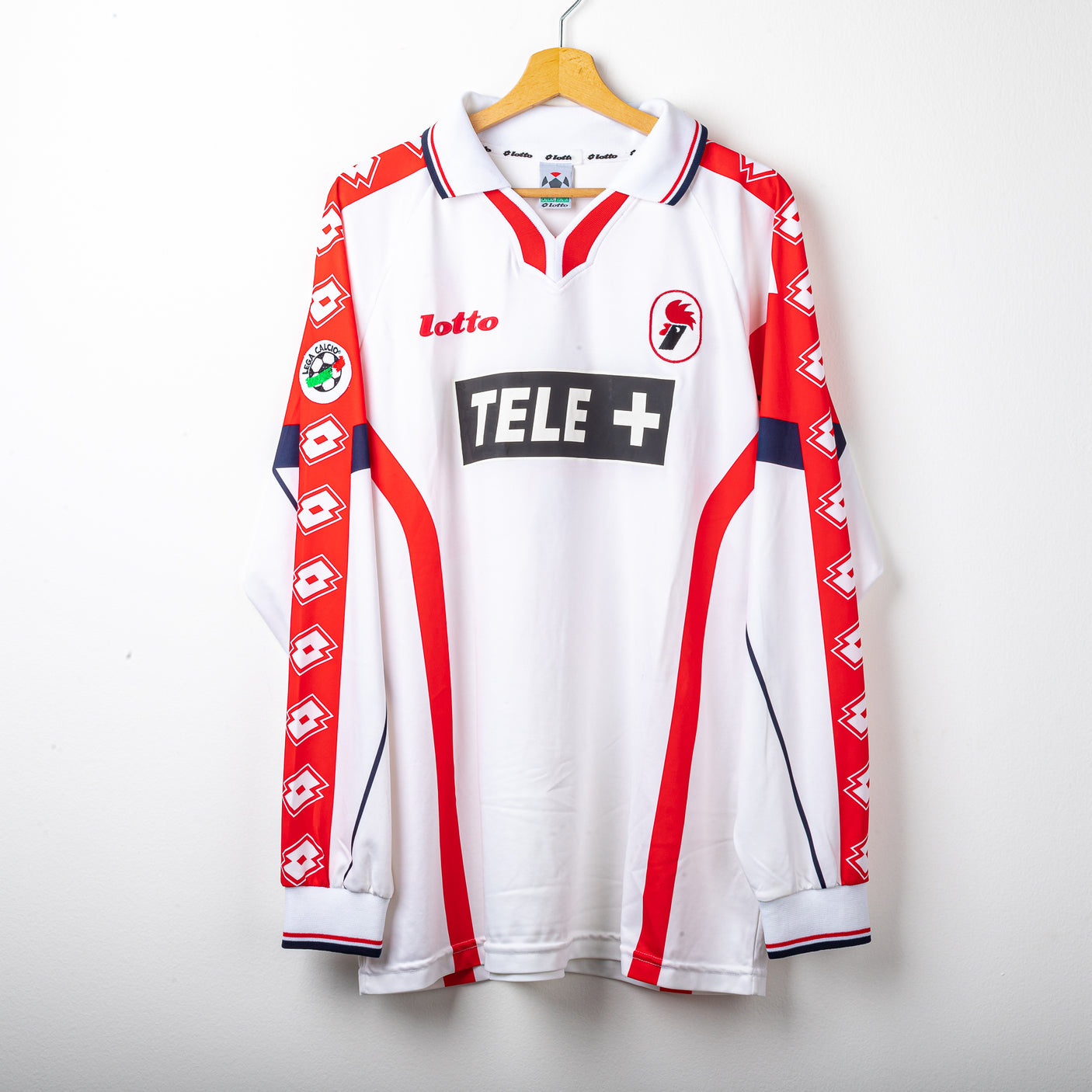 Maglia Home Bari Lotto Cassano 18 1999/2000 Autografata