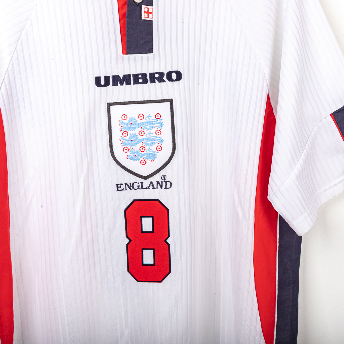 Maglia Home Inghilterra Umbro Gascoigne n8 1998
