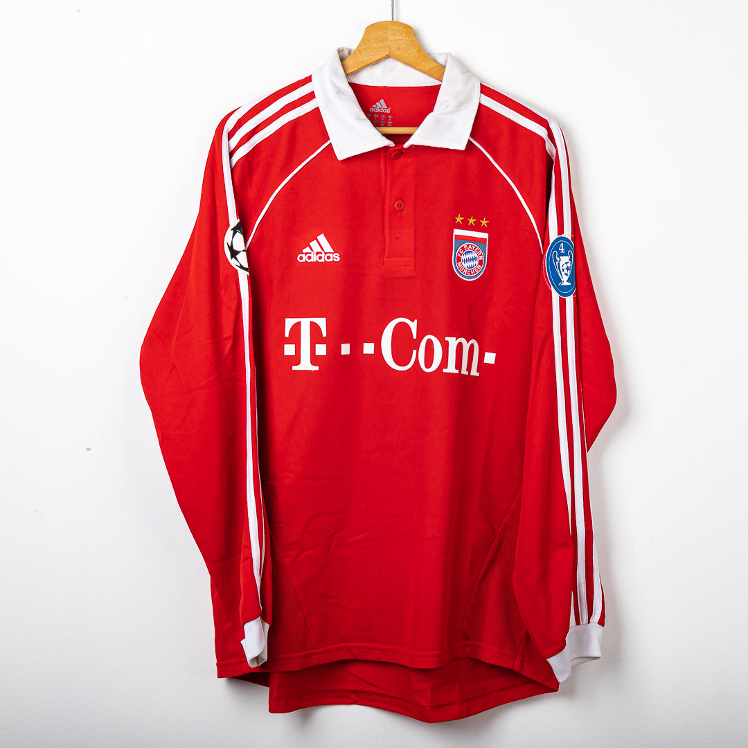 bayern monaco ucl home jersey 2005/2006 hargreaves