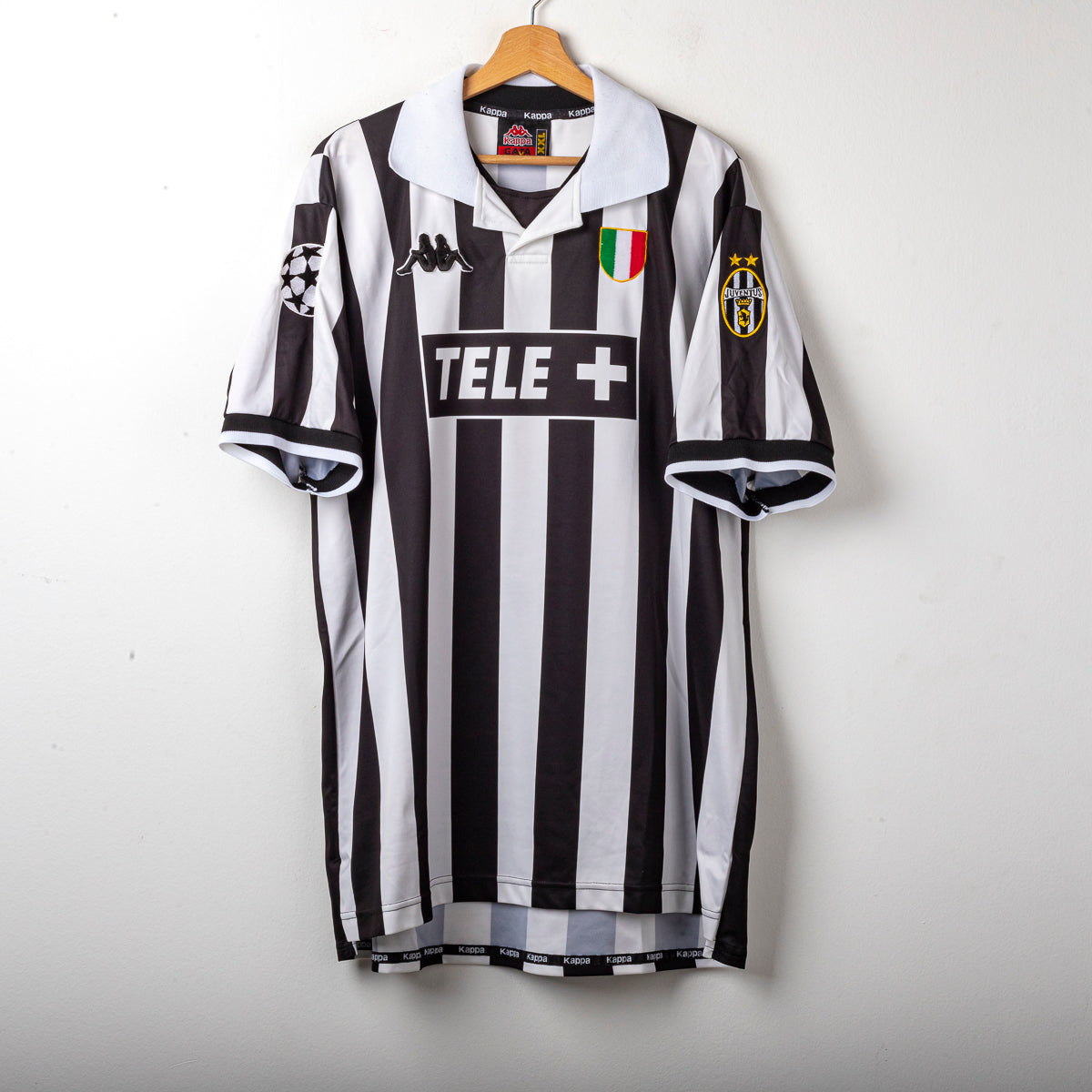 1998/1999 Juventus Champions Jersey Kappa Tacchinardi 20